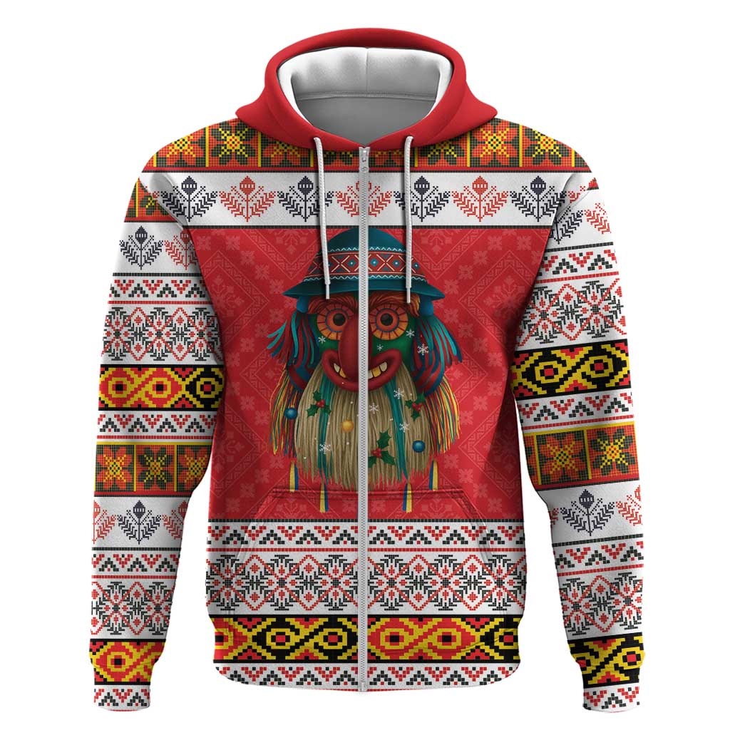 Personalized Romania Christmas Hoodie Romanian Folk Mask LT19