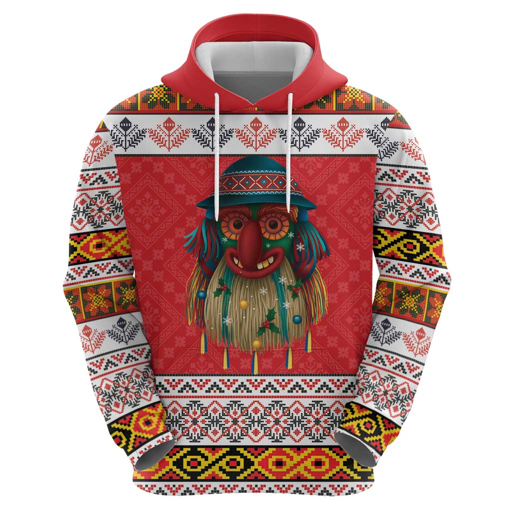 Personalized Romania Christmas Hoodie Romanian Folk Mask LT19