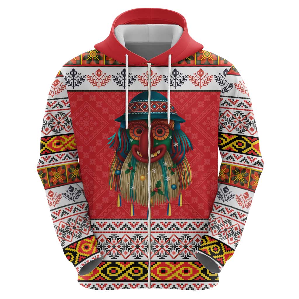 Personalized Romania Christmas Hoodie Romanian Folk Mask LT19