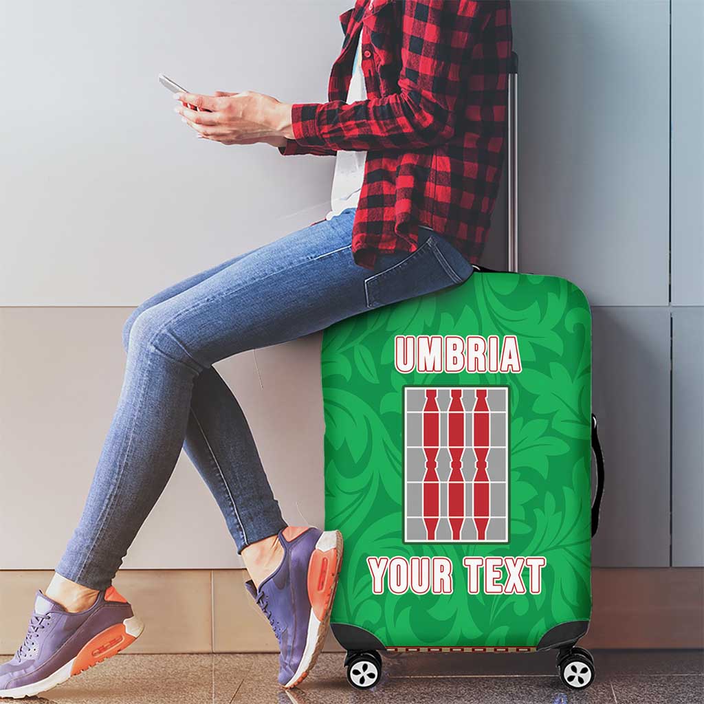 Personalized Italy Umbria Luggage Cover Flag Style LT19