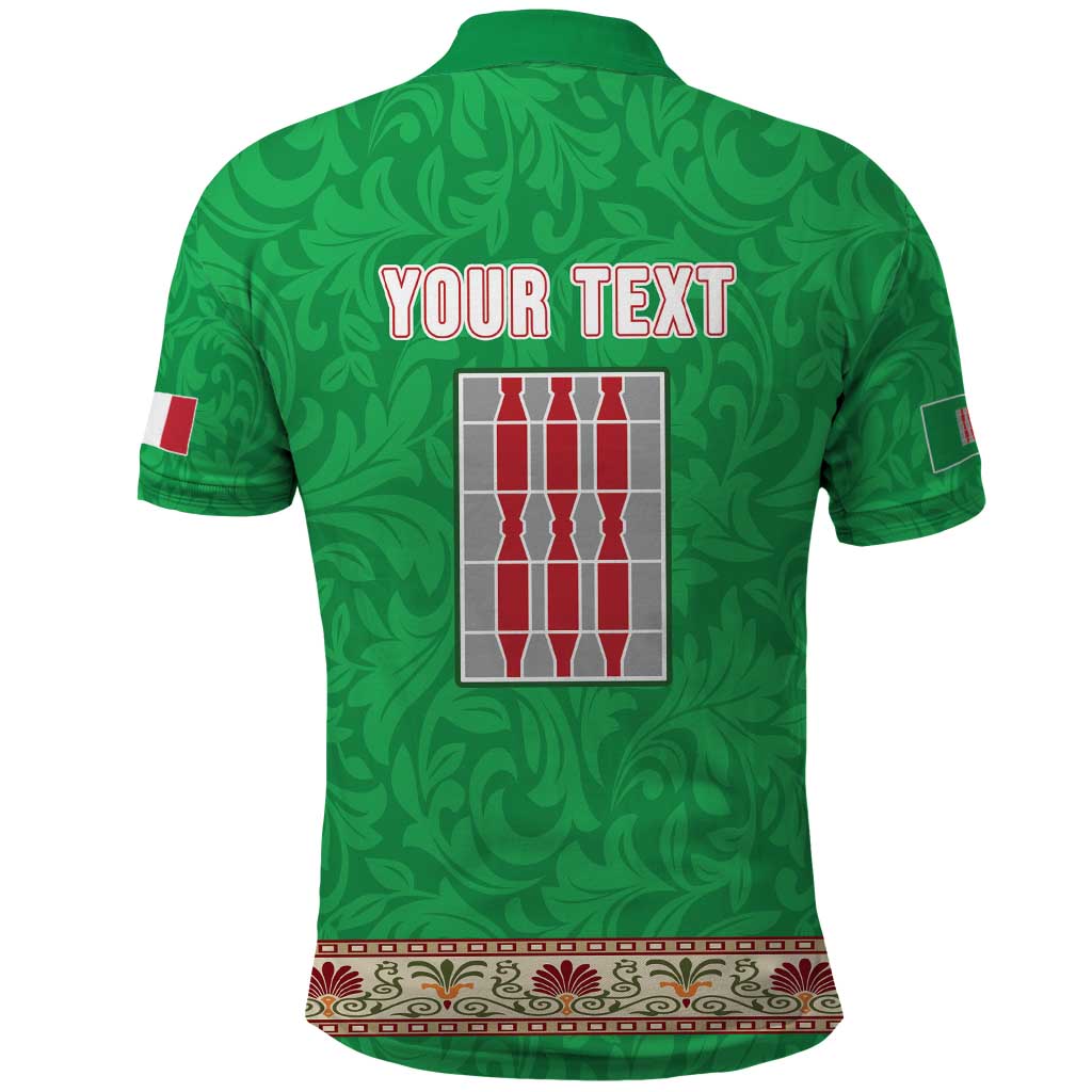 Personalized Italy Umbria Polo Shirt Flag Style LT19