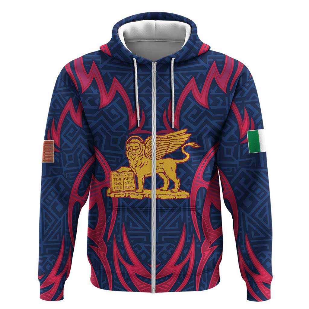 Italy Veneto Hoodie Emblem With Flag Style LT19