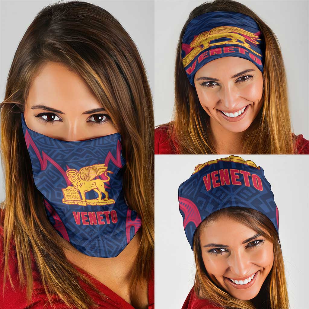 Italy Veneto Neck Gaiter Emblem With Flag Style LT19
