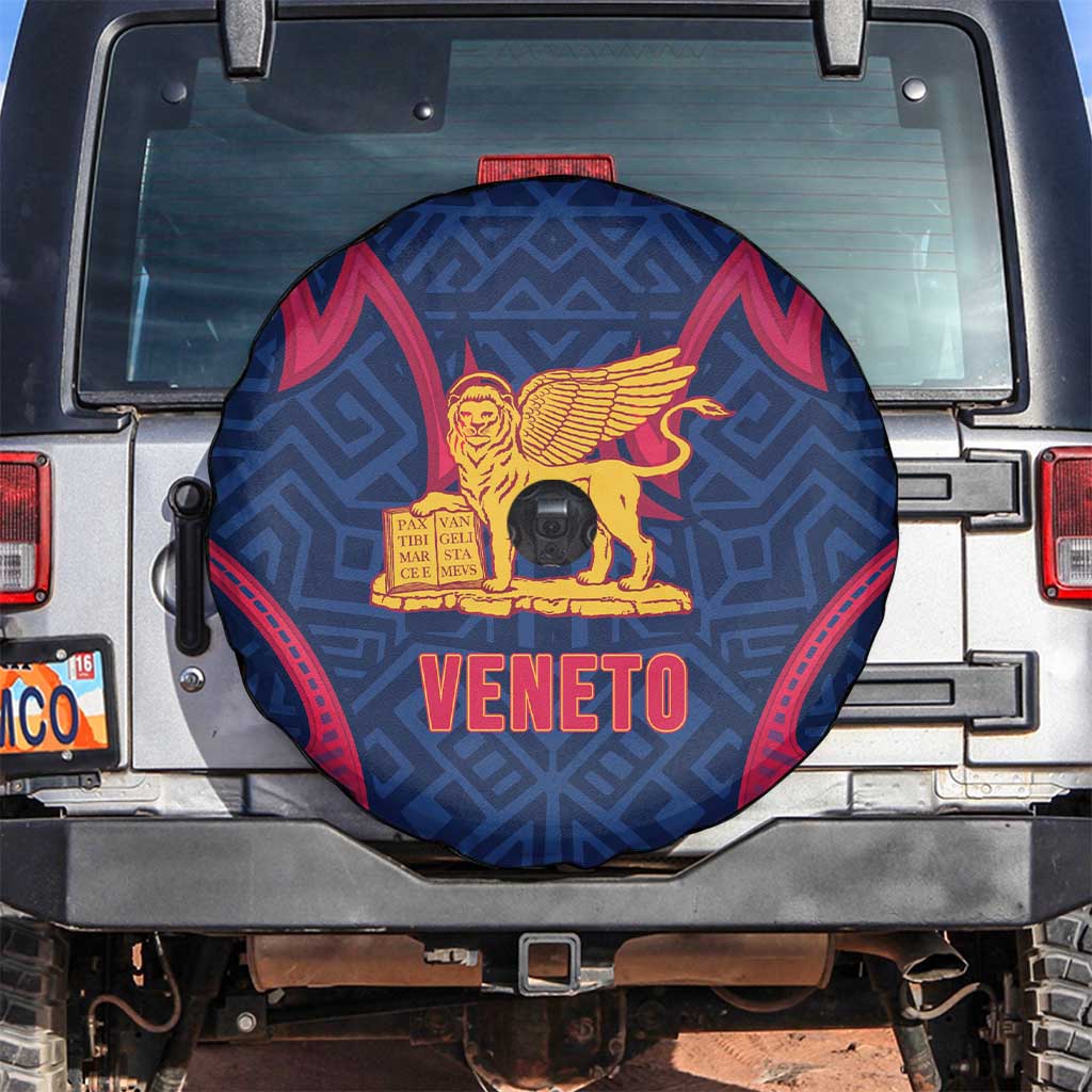 Italy Veneto Spare Tire Cover Emblem With Flag Style LT19