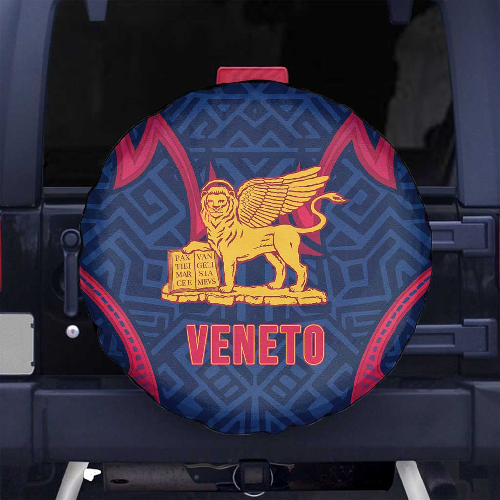 Italy Veneto Spare Tire Cover Emblem With Flag Style LT19