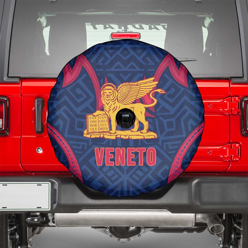 Italy Veneto Spare Tire Cover Emblem With Flag Style LT19