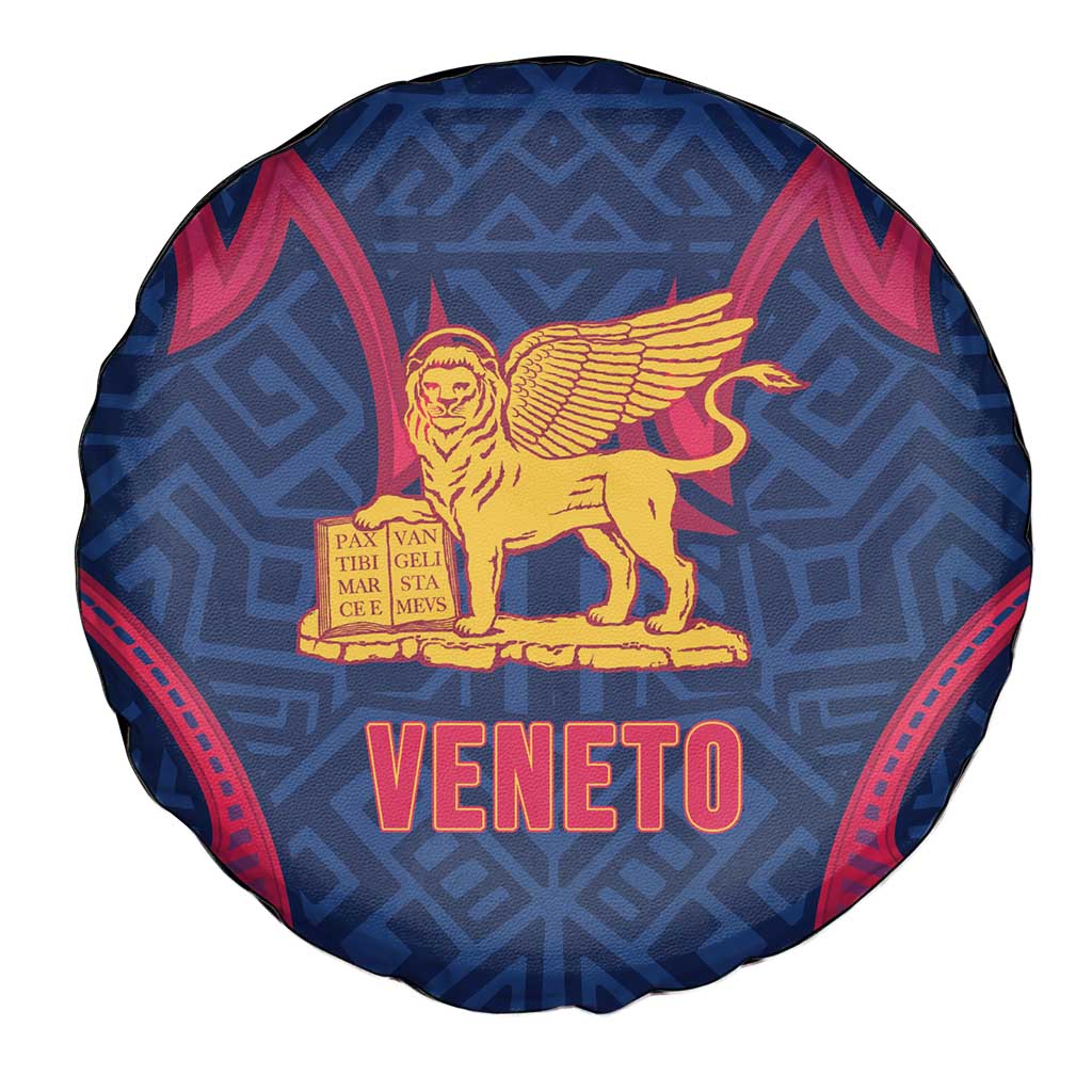 Italy Veneto Spare Tire Cover Emblem With Flag Style LT19