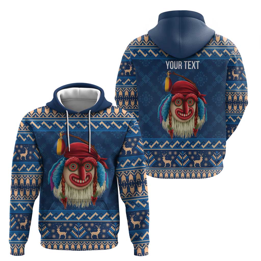 Personalized Romania Christmas Hoodie Romanian Traditional Masks LT19