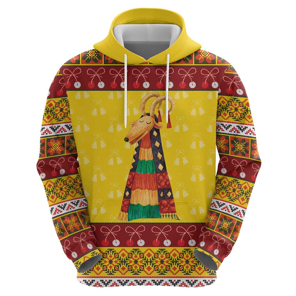 Personalized Moldova Christmas Hoodie Capra Goat Folk Costume LT19