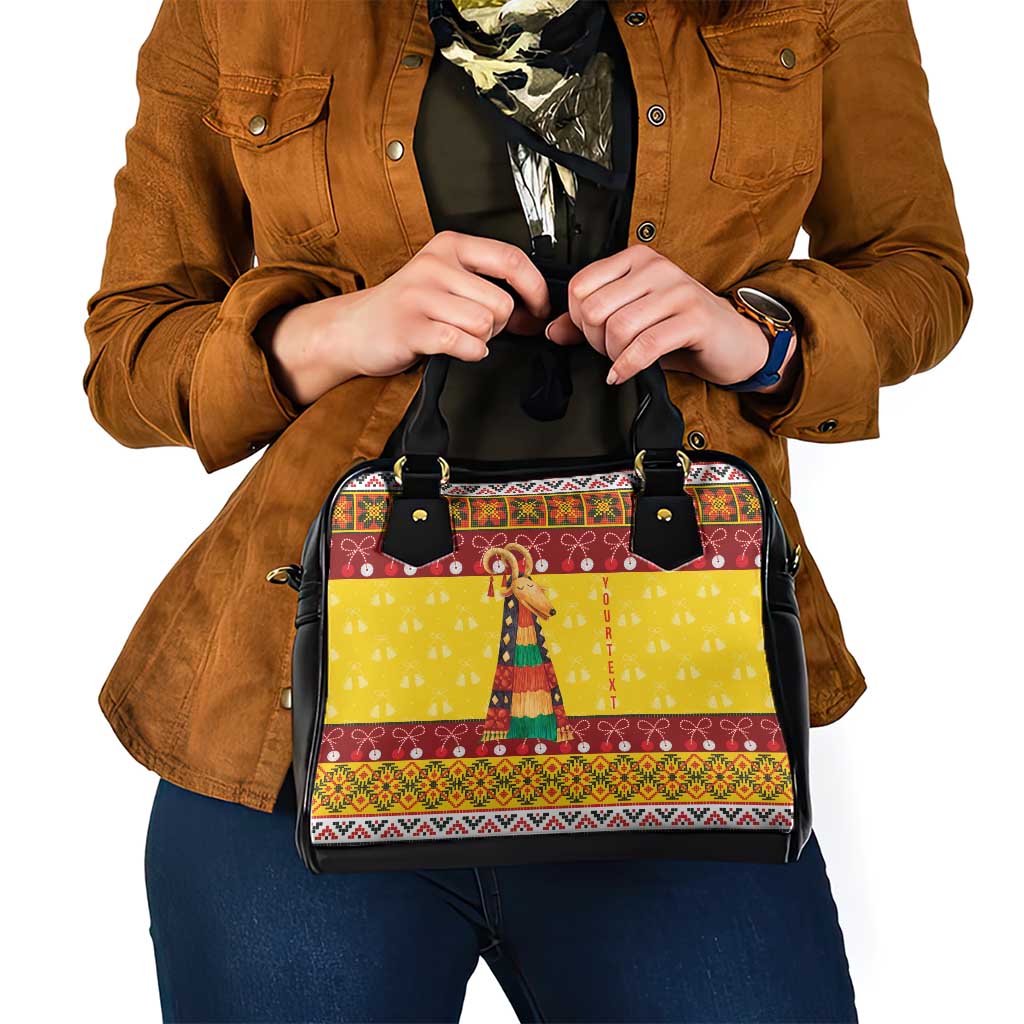 Personalized Moldova Christmas Shoulder Handbag Capra Goat Folk Costume LT19