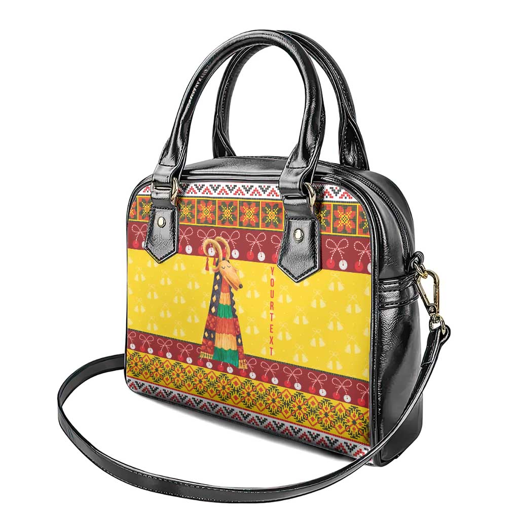 Personalized Moldova Christmas Shoulder Handbag Capra Goat Folk Costume LT19