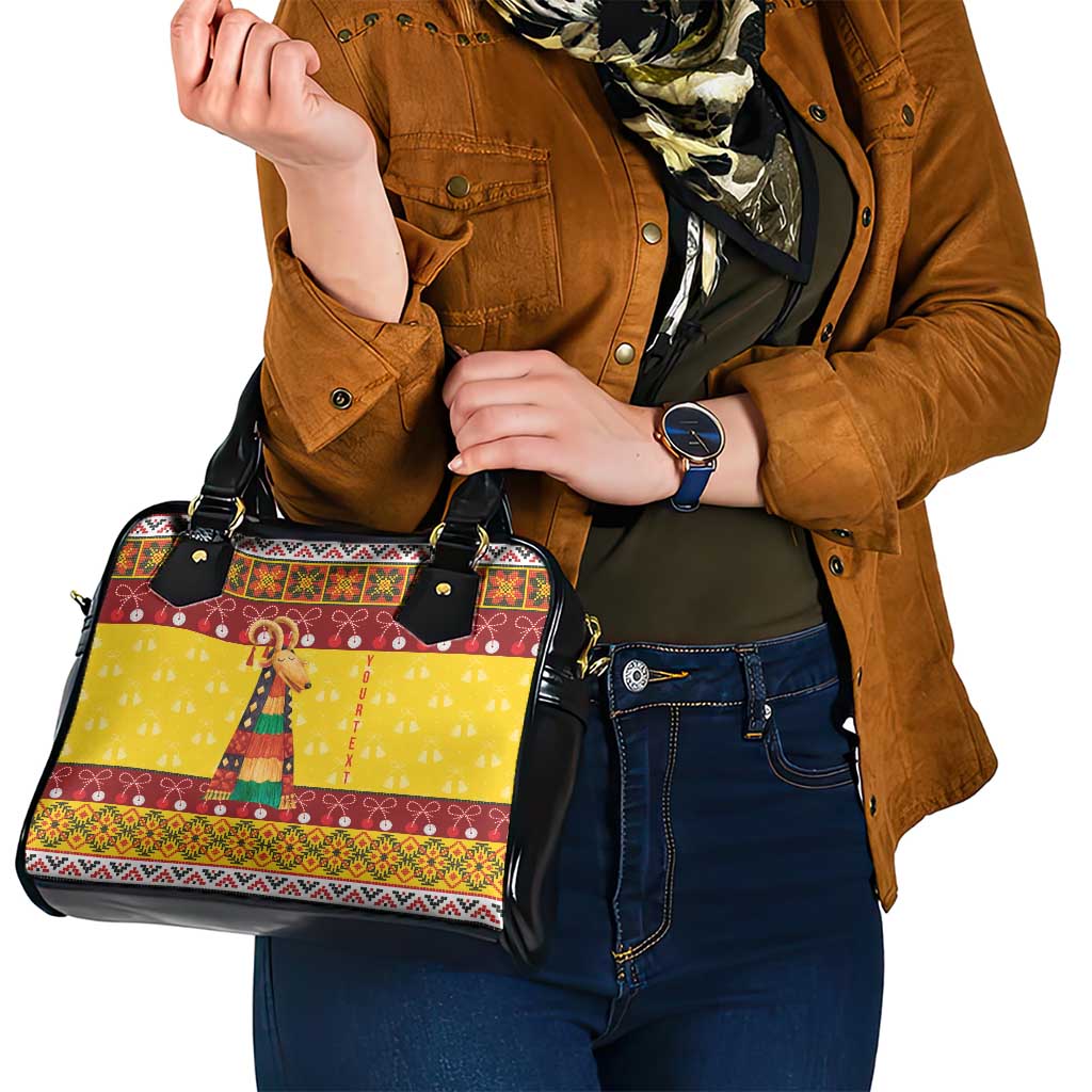 Personalized Moldova Christmas Shoulder Handbag Capra Goat Folk Costume LT19