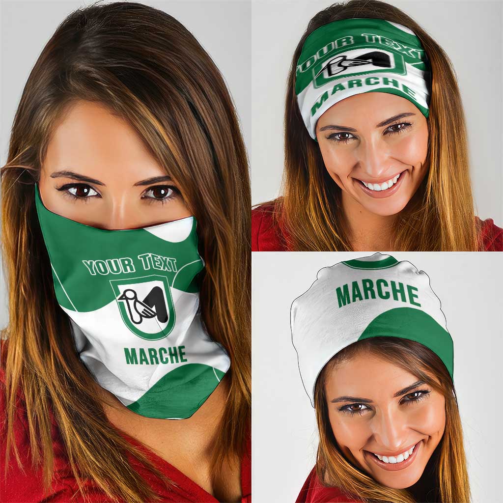 Personalized Italy Marche Neck Gaiter Flag Style LT19