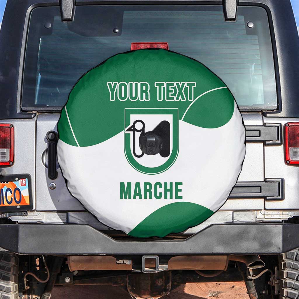 Personalized Italy Marche Spare Tire Cover Flag Style LT19