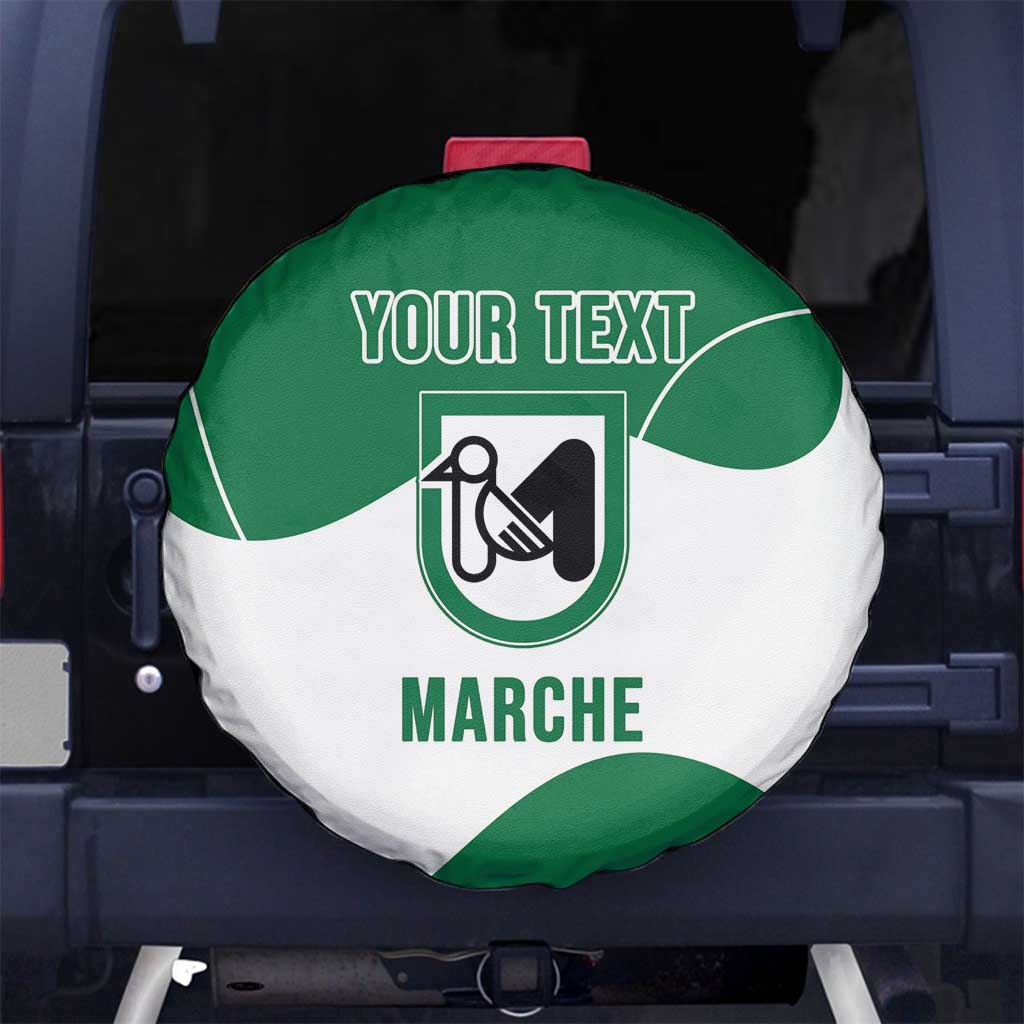 Personalized Italy Marche Spare Tire Cover Flag Style LT19