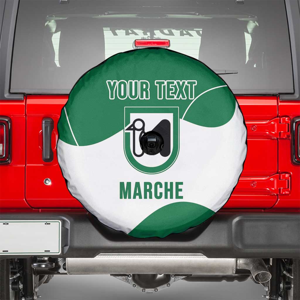 Personalized Italy Marche Spare Tire Cover Flag Style LT19