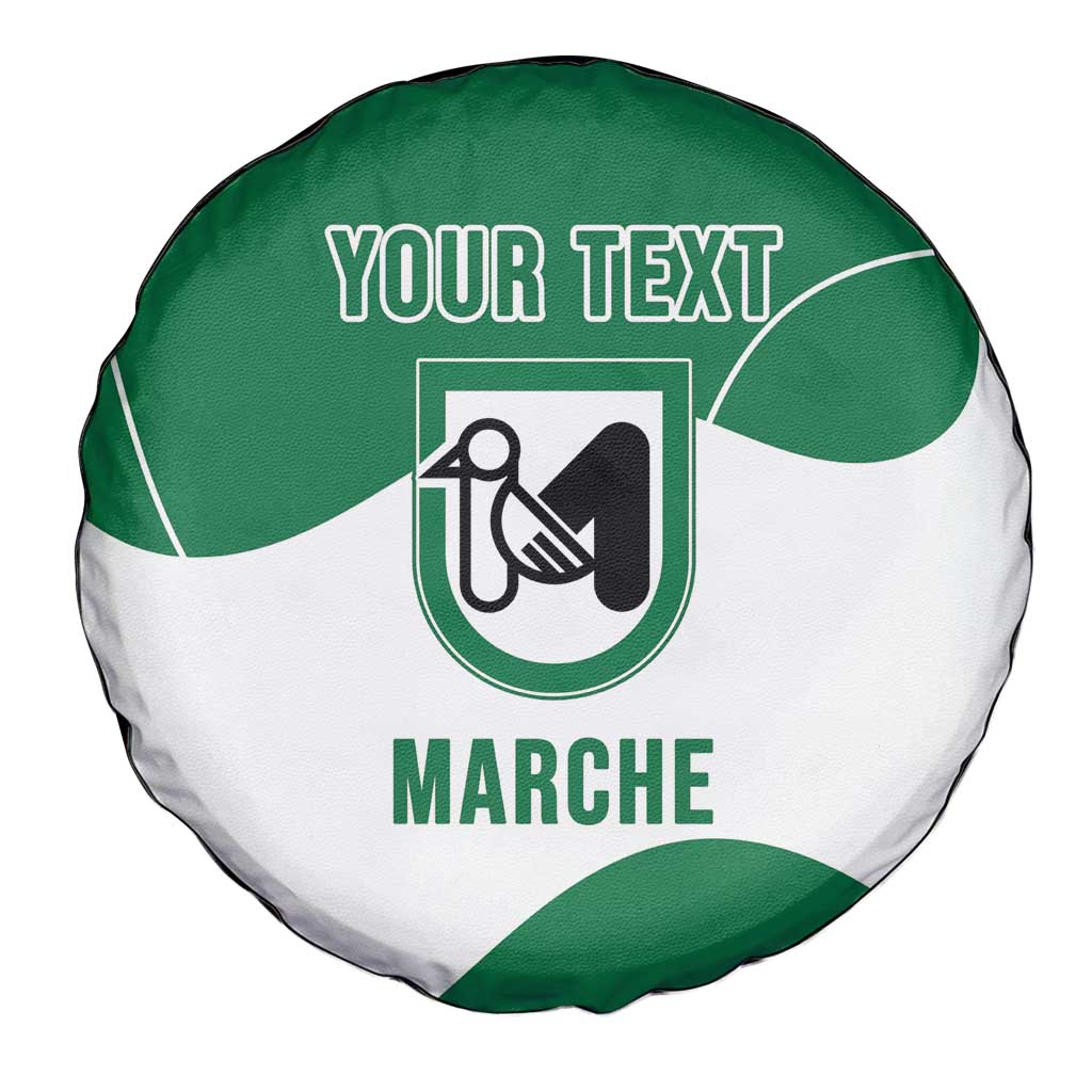Personalized Italy Marche Spare Tire Cover Flag Style LT19