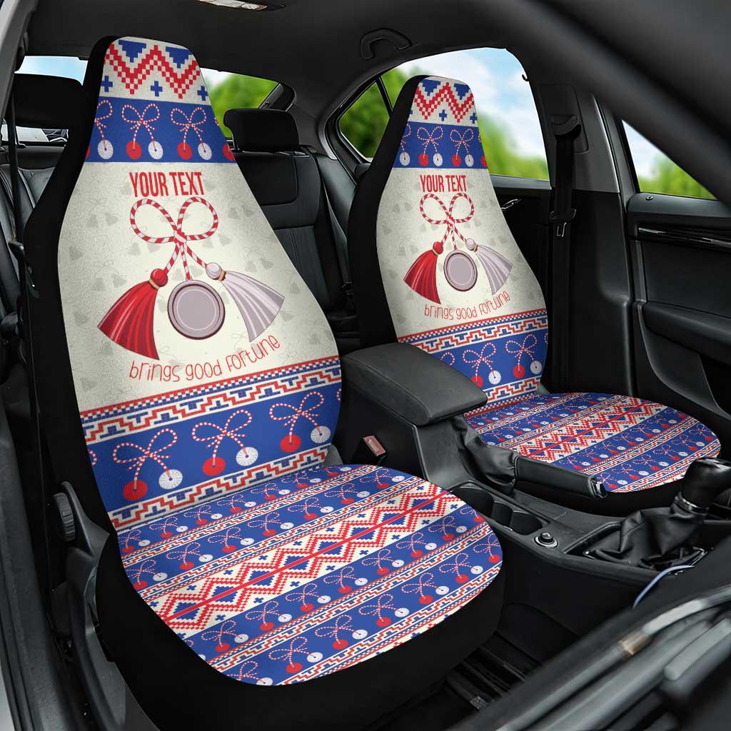 Personalized Moldova Christmas Car Seat Cover Martisor Moldova Traditional LT19