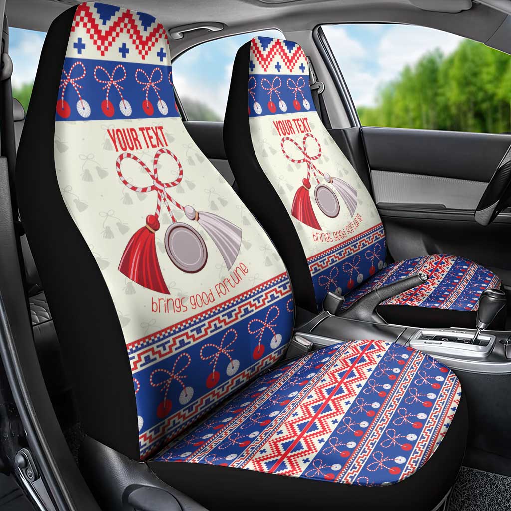 Personalized Moldova Christmas Car Seat Cover Martisor Moldova Traditional LT19