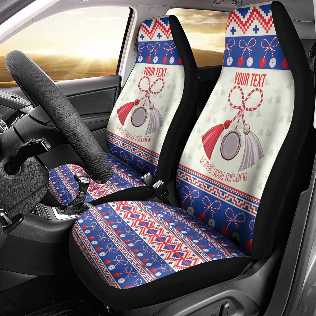 Personalized Moldova Christmas Car Seat Cover Martisor Moldova Traditional LT19