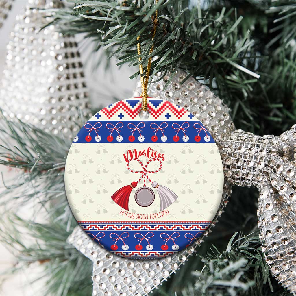 Personalized Moldova Christmas Ceramic Ornament Martisor Moldova Traditional LT19