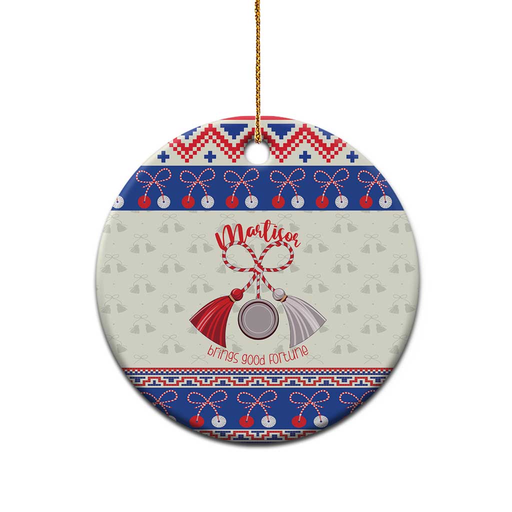 Personalized Moldova Christmas Ceramic Ornament Martisor Moldova Traditional LT19