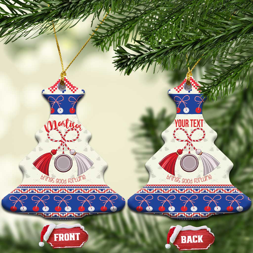 Personalized Moldova Christmas Ceramic Ornament Martisor Moldova Traditional LT19