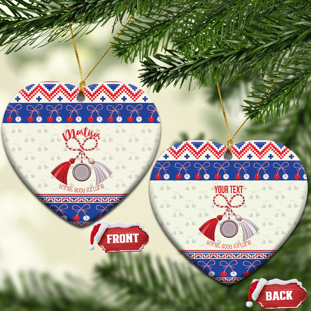 Personalized Moldova Christmas Ceramic Ornament Martisor Moldova Traditional LT19