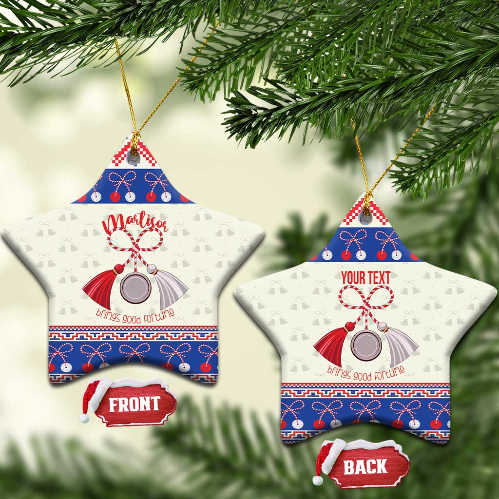 Personalized Moldova Christmas Ceramic Ornament Martisor Moldova Traditional LT19