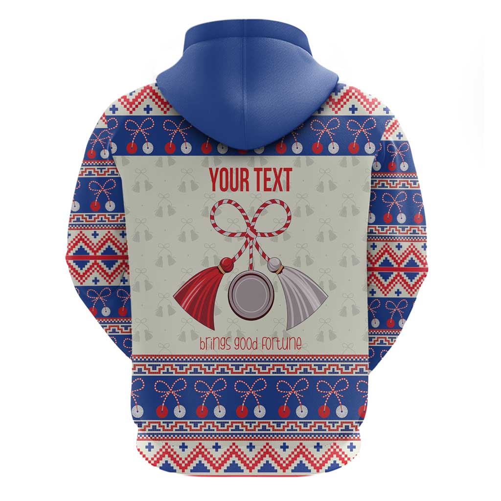Personalized Moldova Christmas Hoodie Martisor Moldova Traditional LT19