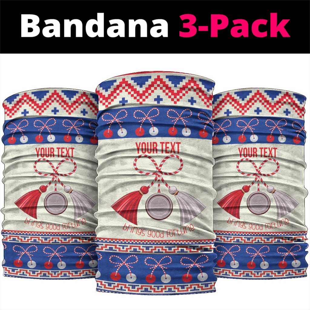 Personalized Moldova Christmas Neck Gaiter Martisor Moldova Traditional LT19