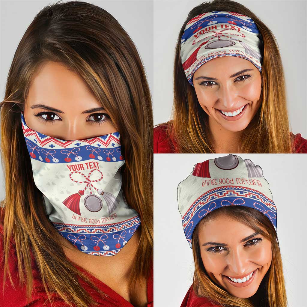Personalized Moldova Christmas Neck Gaiter Martisor Moldova Traditional LT19
