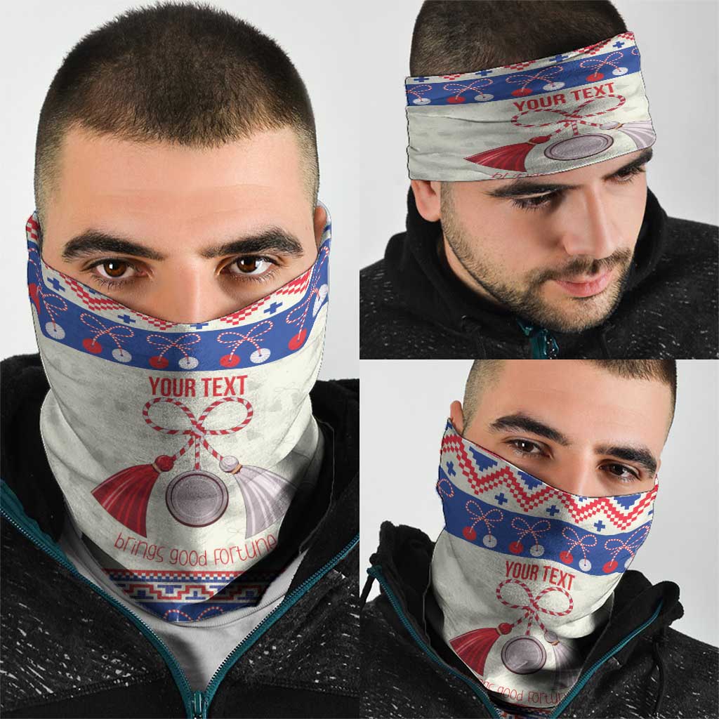 Personalized Moldova Christmas Neck Gaiter Martisor Moldova Traditional LT19