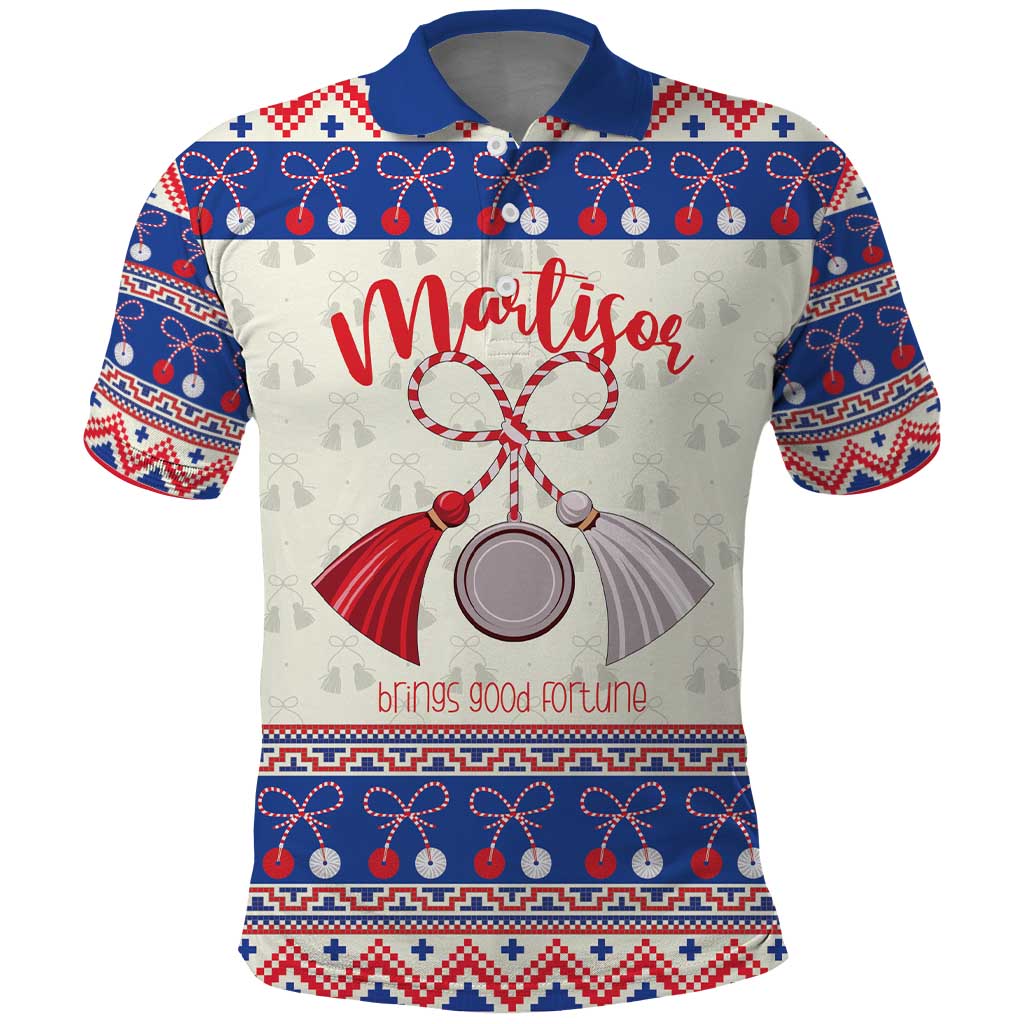 Personalized Moldova Christmas Polo Shirt Martisor Moldova Traditional LT19