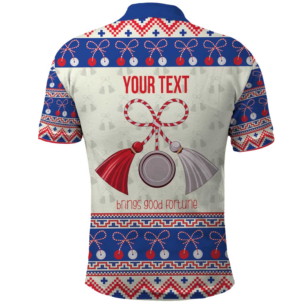 Personalized Moldova Christmas Polo Shirt Martisor Moldova Traditional LT19