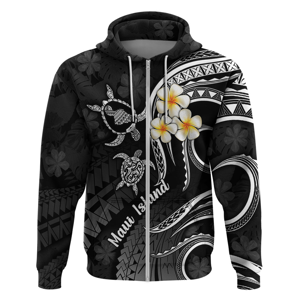 Hawaii Hoodie Maui Islands Pacific Plumeria White Vibe LT9