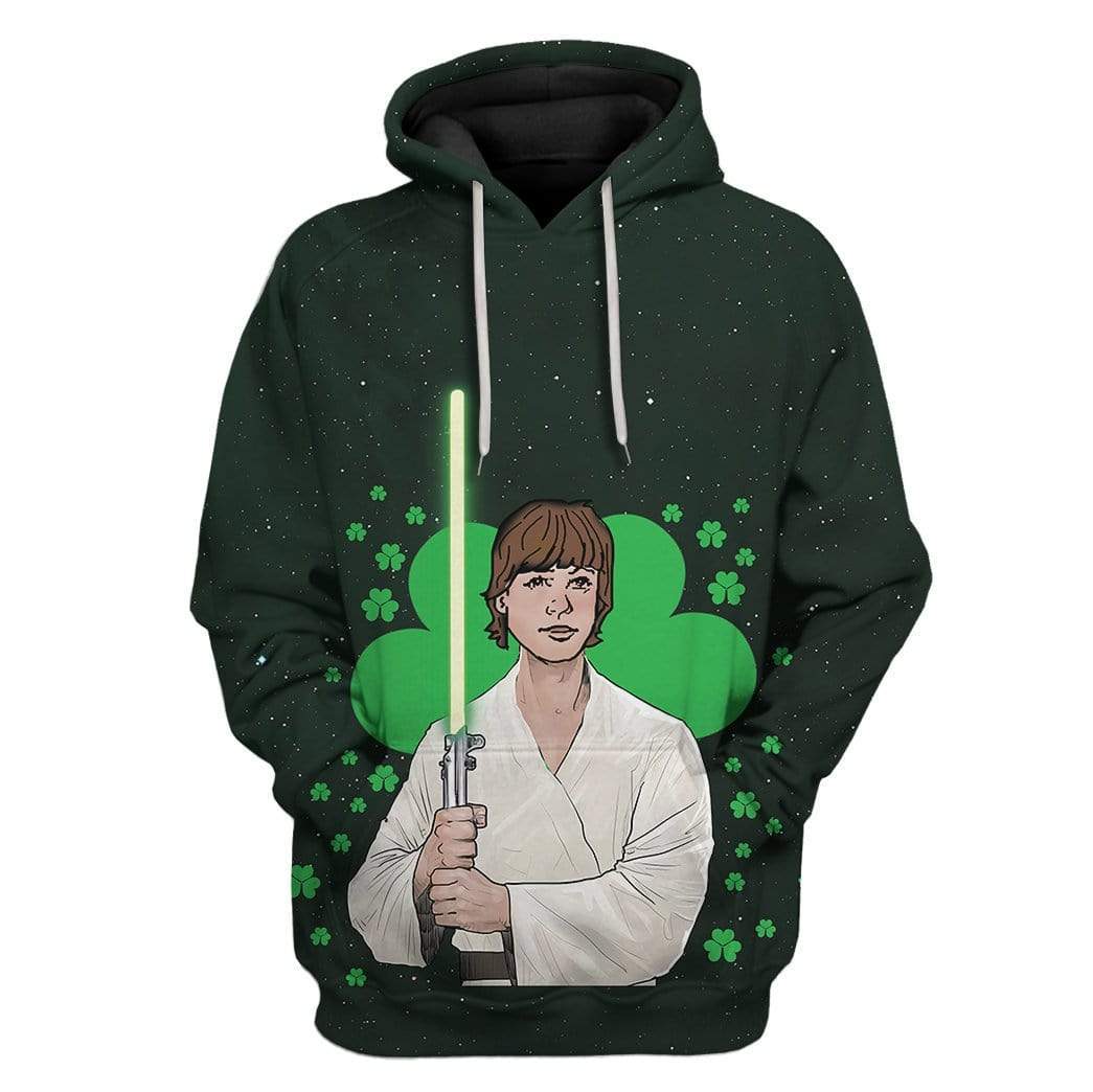 St Patricks Day Hoodie Luke Star Wars LT8