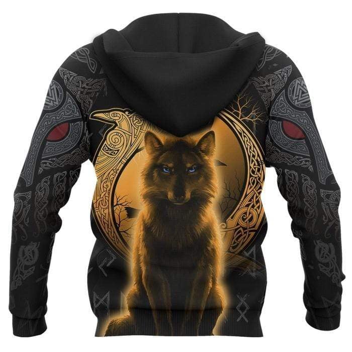 Viking Clothing The Fenrir Gold Version Hoodie RLT12