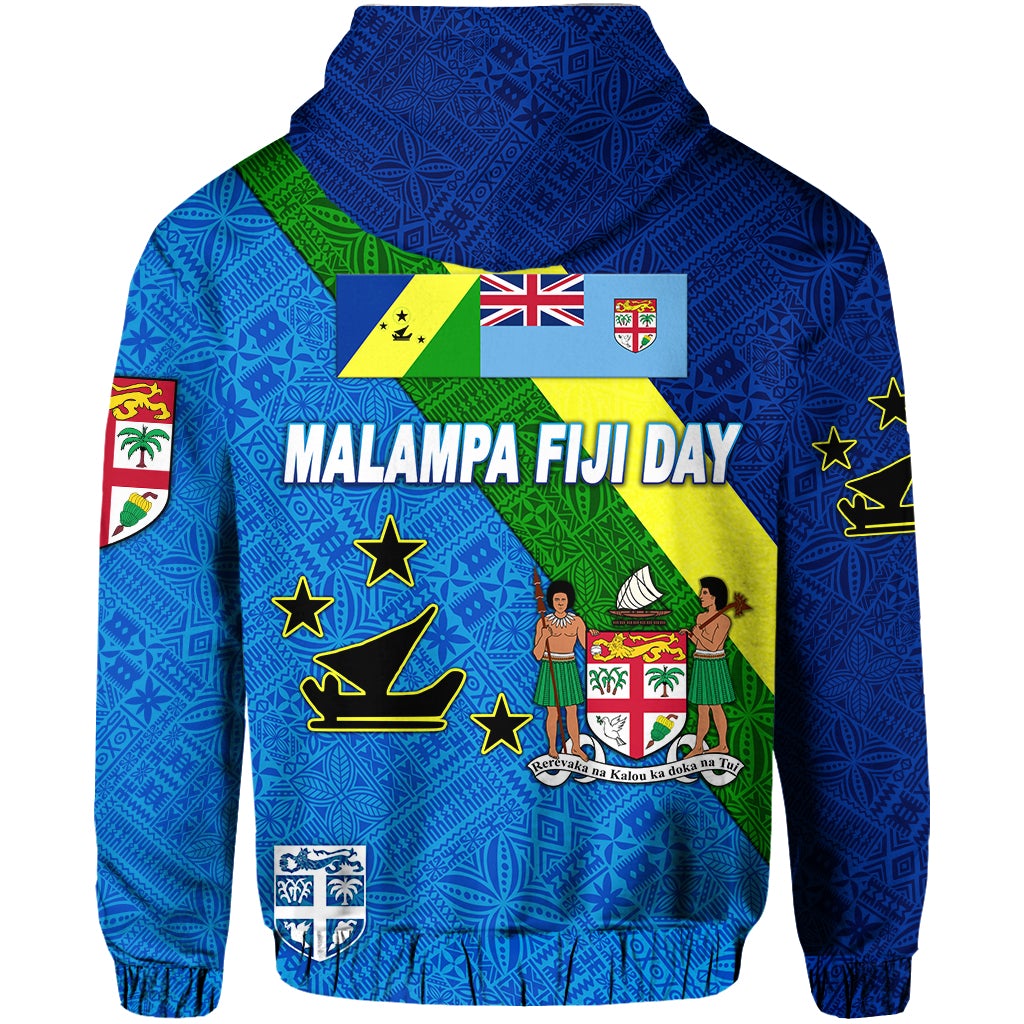 Vanuatu Malampa and Fiji Day Zip Hoodie October 10 LT8
