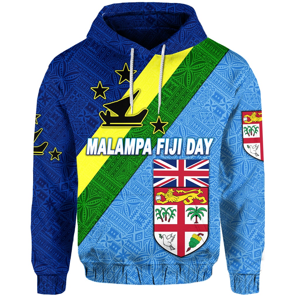 Vanuatu Malampa and Fiji Day Hoodie Simple Style LT8