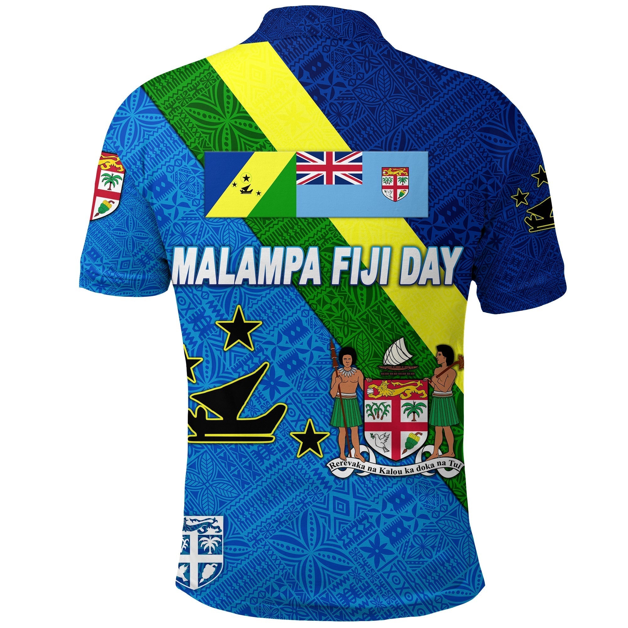 Malampa Vanuatu and Fiji Day Polo Shirt October 10 LT8