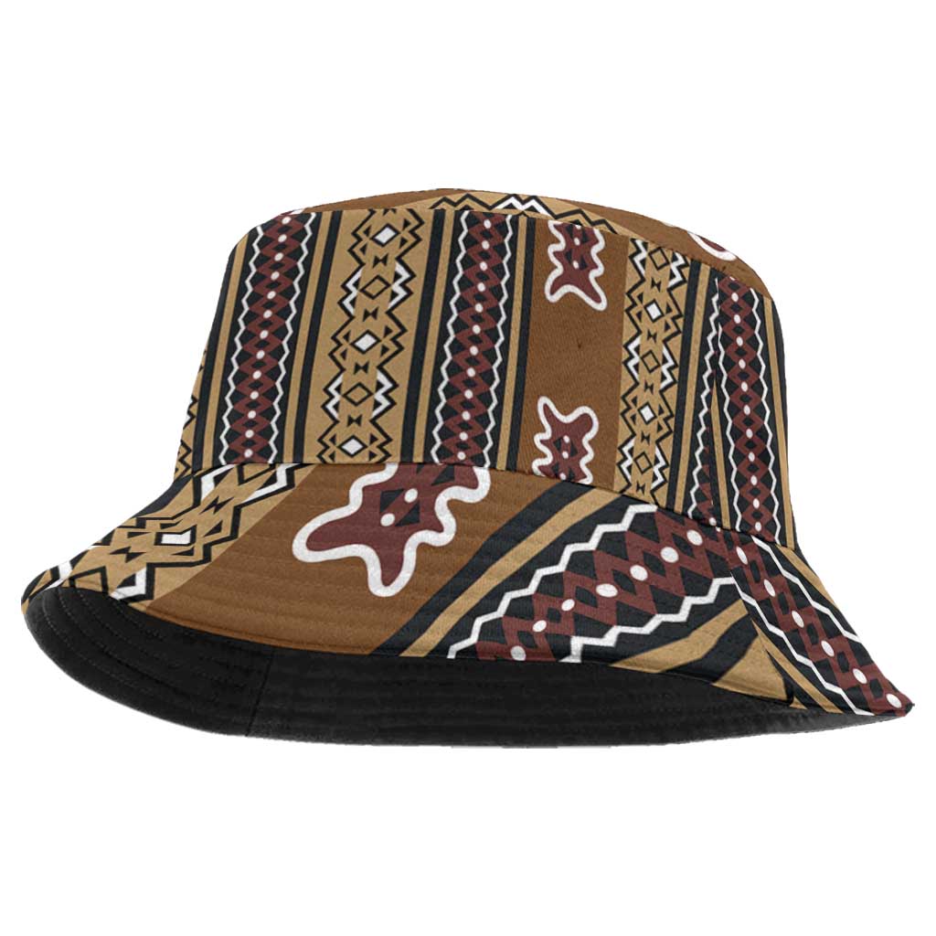 Mali Bologan Mud Cloth Pattern Bucket Hat LT15