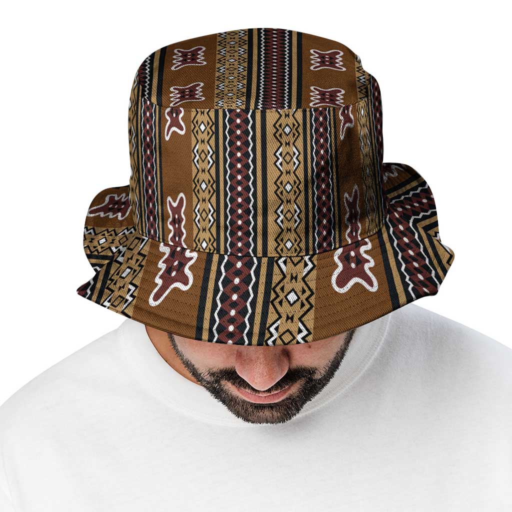 Mali Bologan Mud Cloth Pattern Bucket Hat LT15