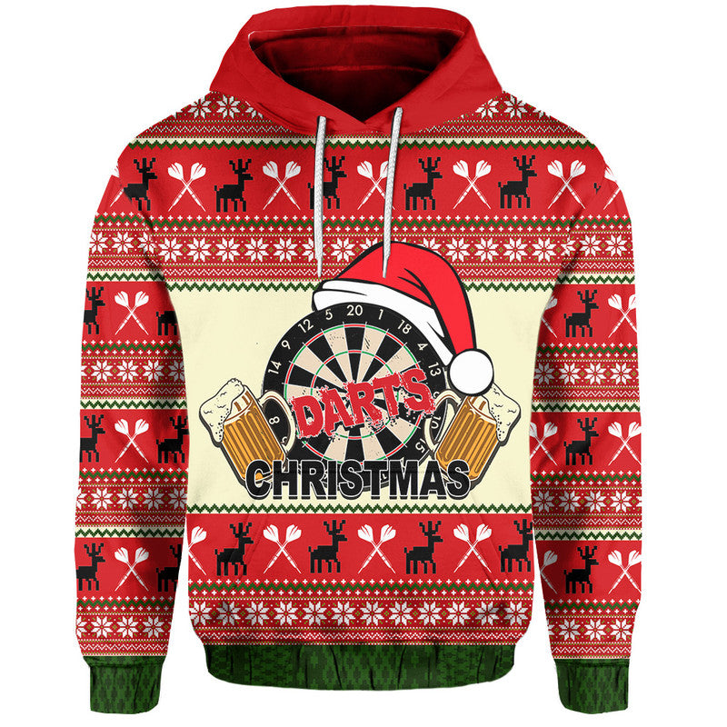 Darts And Beer For Christmas Hoodie No.1 LT6