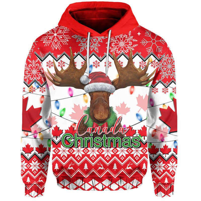Christmas Moose Canada Hoodie 2022 LT6