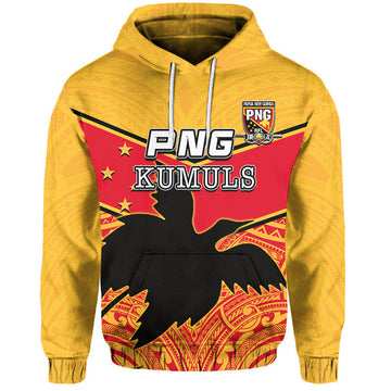 Custom Personalised And Number PNG The Kumuls Hoodie LT6