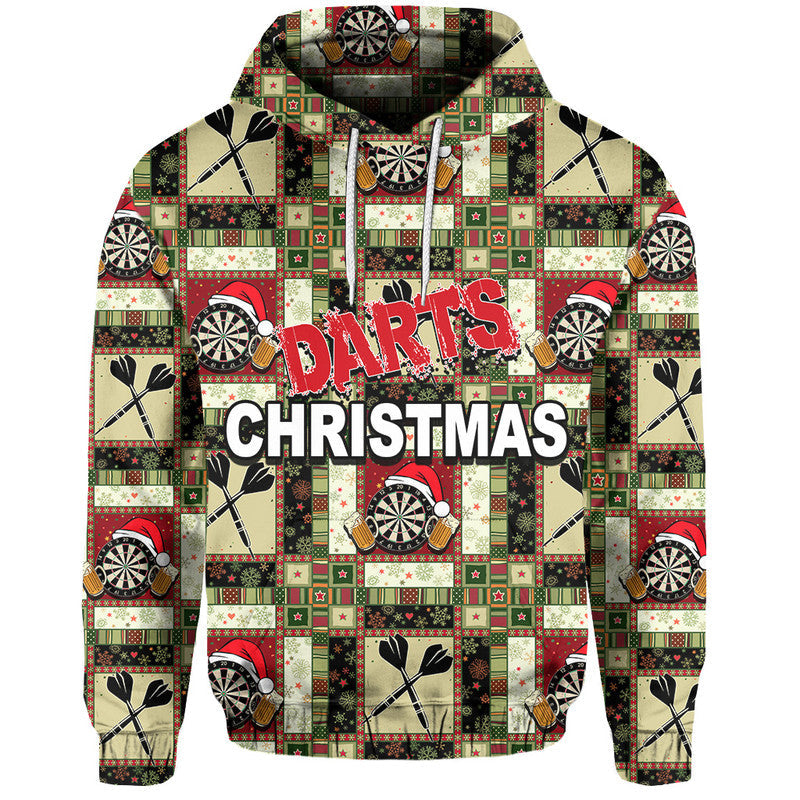 Darts Christmas Patterns Hoodie No.1 LT6