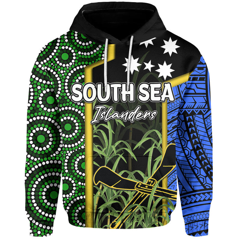Custom Personalised South Sea Islanders Flag Style Hoodie Kanaka LT6
