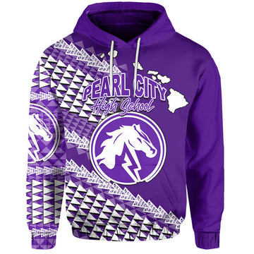 Custom Pearl City High School Hawaii Hoodie LT6