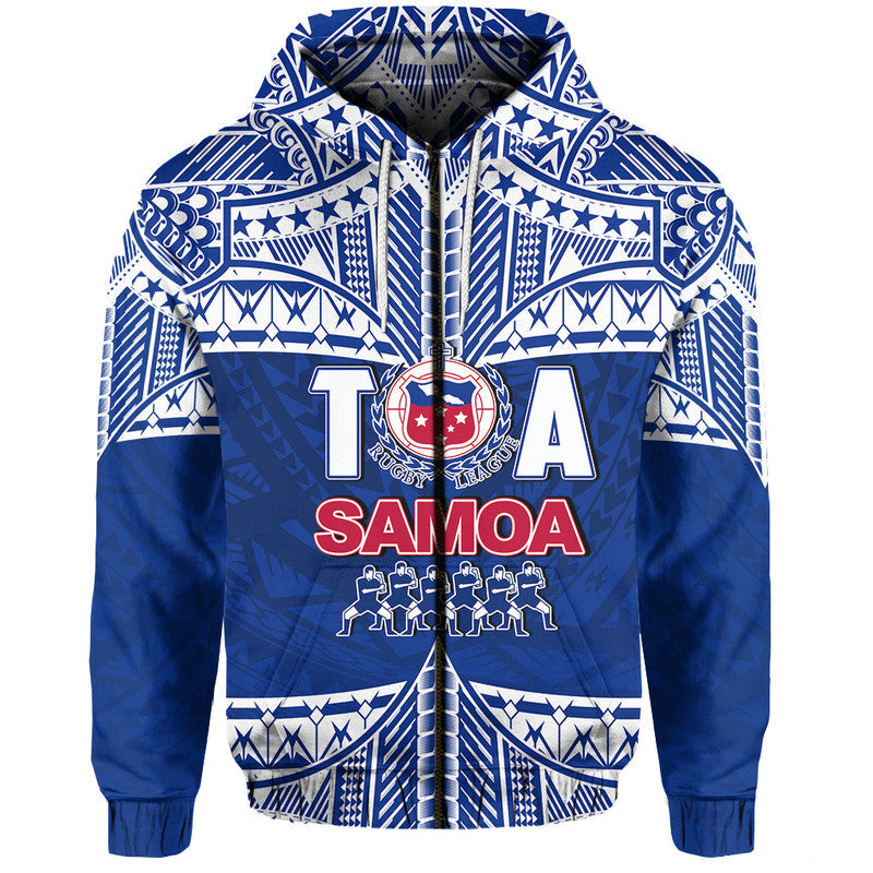 Custom Personalised And Number Toa Samoa Rugby Hoodie Siva Tau LT6